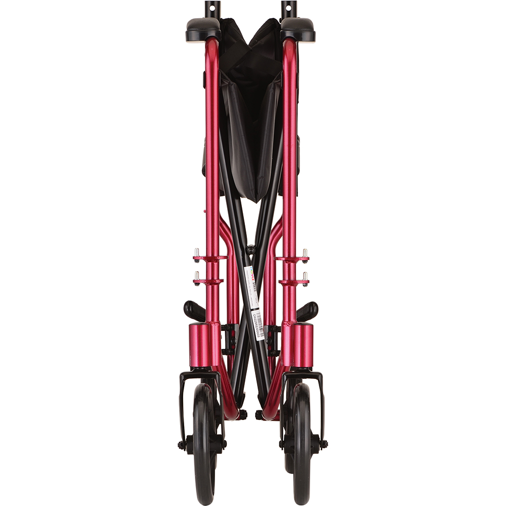 TRANSPORT CHAIR 19" LIGHTWEIGHT RED